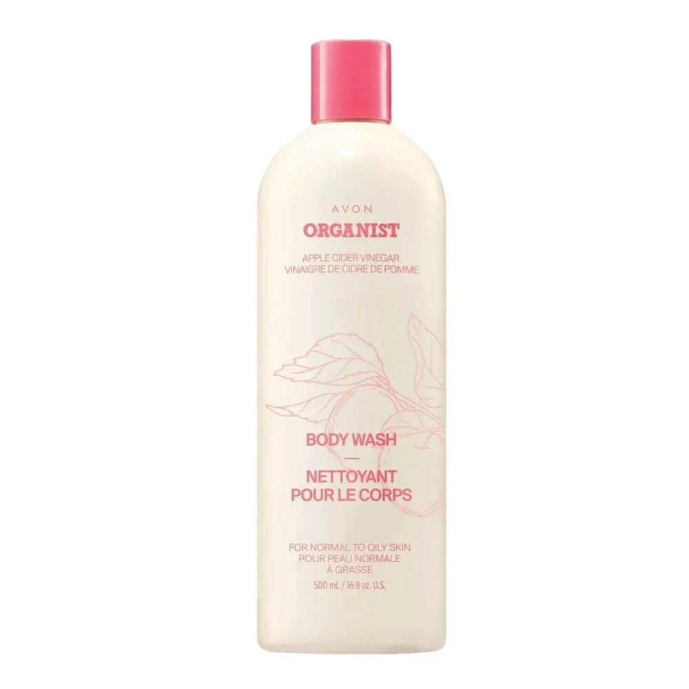 AVON Organist Apple Cider Vinegar Body Wash (16.9 fl oz/500 ml) RETIRED - SEALED